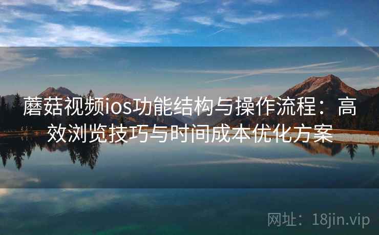 蘑菇视频ios功能结构与操作流程：高效浏览技巧与时间成本优化方案
