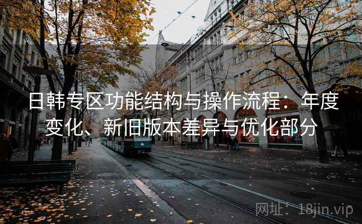 日韩专区功能结构与操作流程：年度变化、新旧版本差异与优化部分