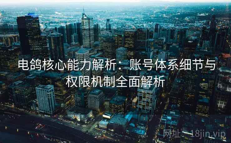 电鸽核心能力解析:账号体系细节与权限机制全面解析 电鸽核心能力解析:账号体系细节与权限机制全面解析