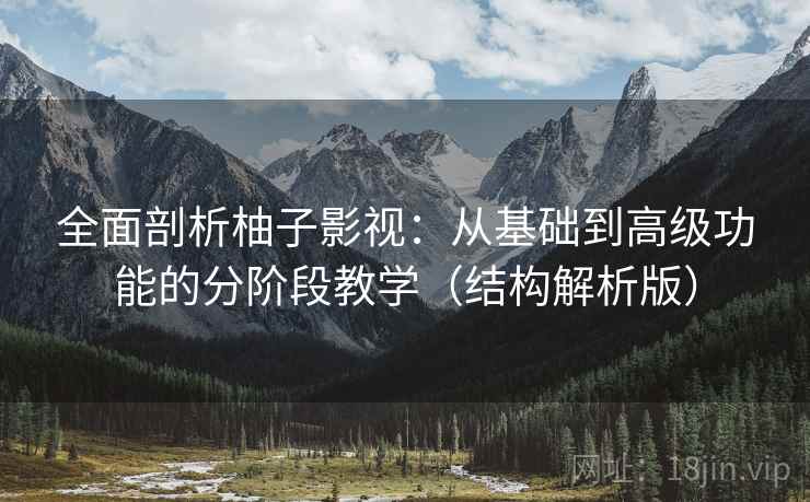 全面剖析柚子影视：从基础到高级功能的分阶段教学（结构解析版）