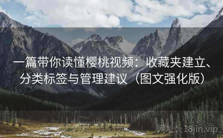 一篇带你读懂樱桃视频:收藏夹建立、分类标签与管理建议(图文强化版) 一篇带你读懂樱桃视频:收藏夹建立、分类标签与管理建议(图文强化版)