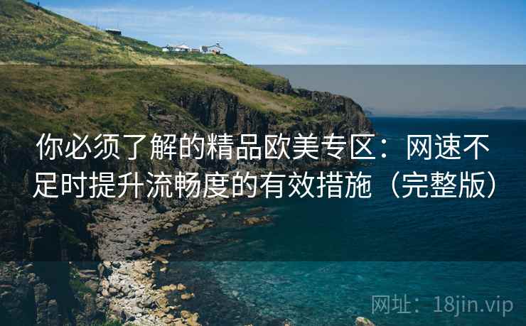 你必须了解的精品欧美专区:网速不足时提升流畅度的有效措施(完整版) 你必须了解的精品欧美专区:网速不足时提升流畅度的有效措施(完整版)