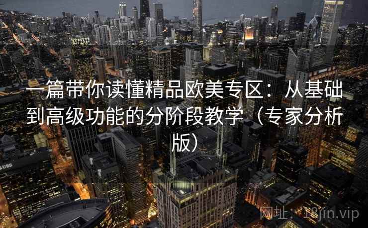 一篇带你读懂精品欧美专区：从基础到高级功能的分阶段教学（专家分析版）